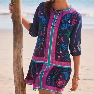johnny was ryan midi dress BNWT Johnny Was Johnny Was Ryan Burnout Velvet Dress BohoSisi M $398